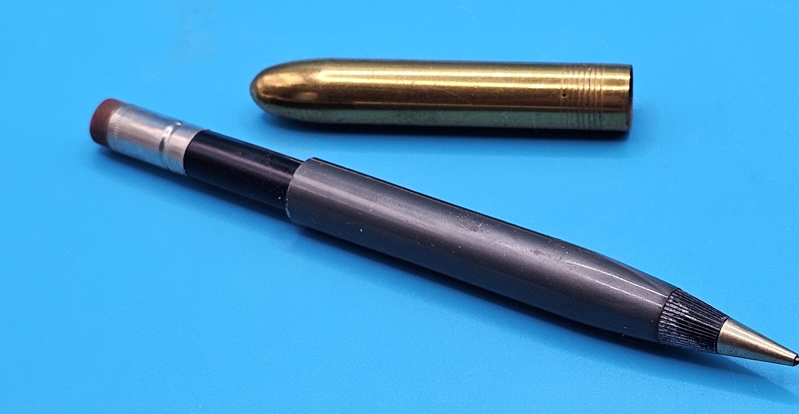 Vintage Wearever Mechanical Pencil 5.25 Inch Dark Grey Gold Writing Utensil