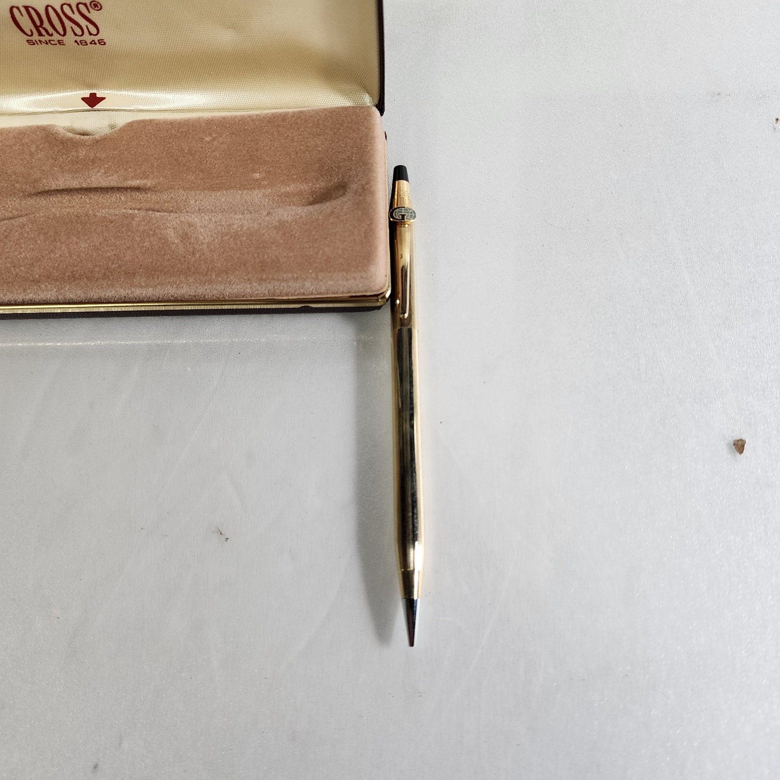 Cross 0.5mm 10K Gold Filled Vintage Mechanical Pencil W/ Case Needs Lead Works