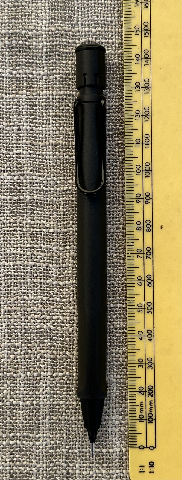 Nice LAMY Safari Pencil, Charcoal Barrel w/Black Trim, Made In Germany