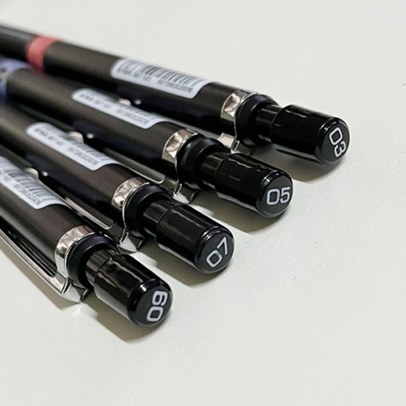 4 Pcs Mechanical Pencils Set Automatic Pencils Drawing Pencils 0.3/0.5/0.7/0.9mm