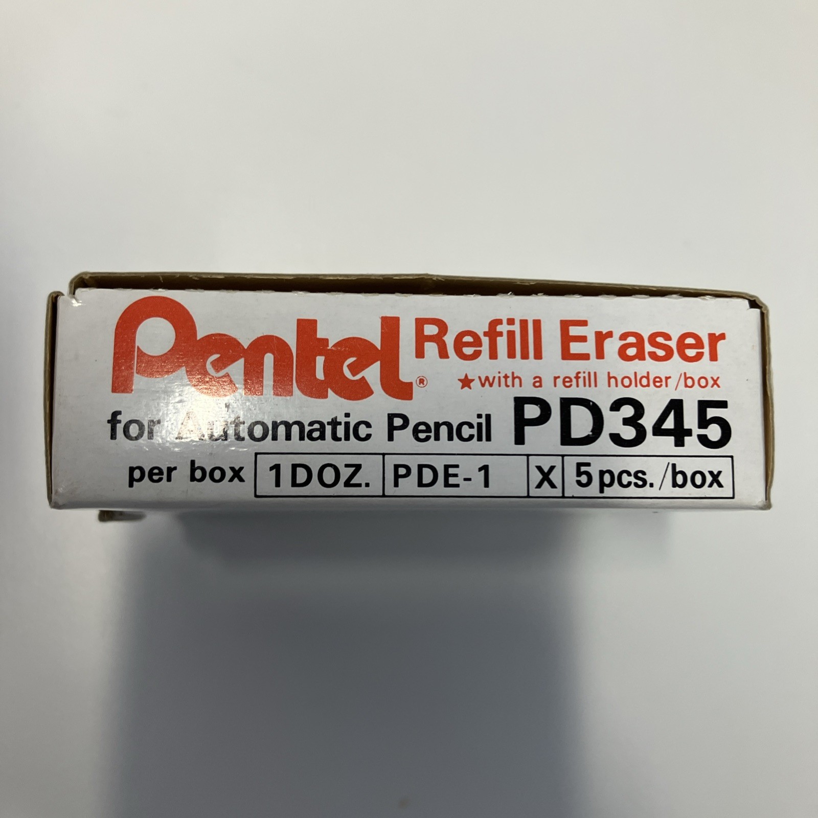 Pentel Refill Eraser For Automatic Pencil PD345 Vintage, 55 Erasers Total