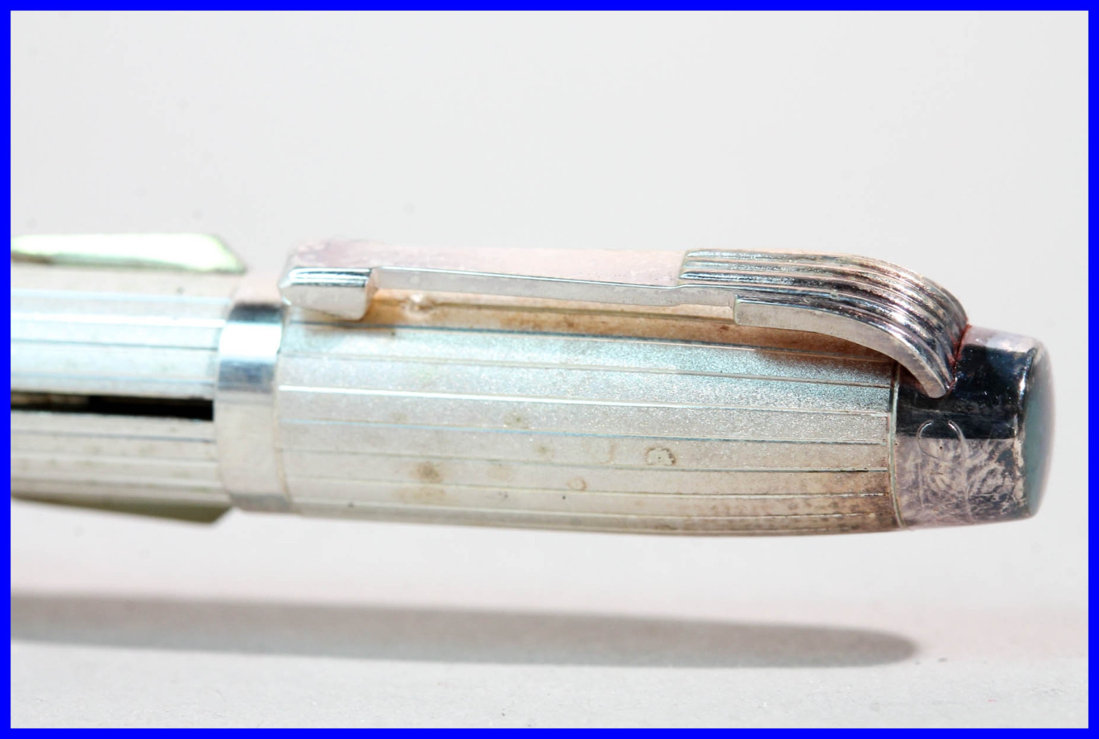 FEND SUPER NORMA 2 COLOR matt silvered PENCIL pocket size with Patina 1950ies