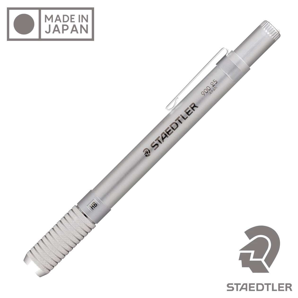 STAEDTLER Aluminum Pencil Holder Extender Knurled Grip 900-25 Made in Japan