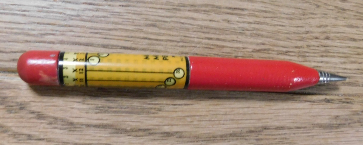 VINTAGE DESK OFFICE APEX 6 1/4″ LONG MAGIC MULTIPLYING MECHANICAL LEAD PENCIL