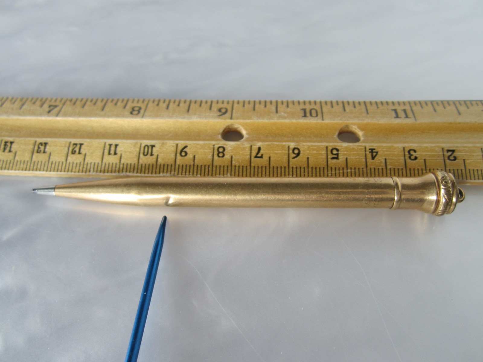 BEAUTIFUL ORIGINAL ANTIQUE WAHL EVERSHARP USA GOLD FILLED MECHANICAL PENCIL