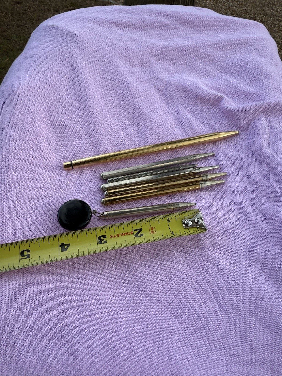 Vintage Gold Plated Pencil Lot Estate
