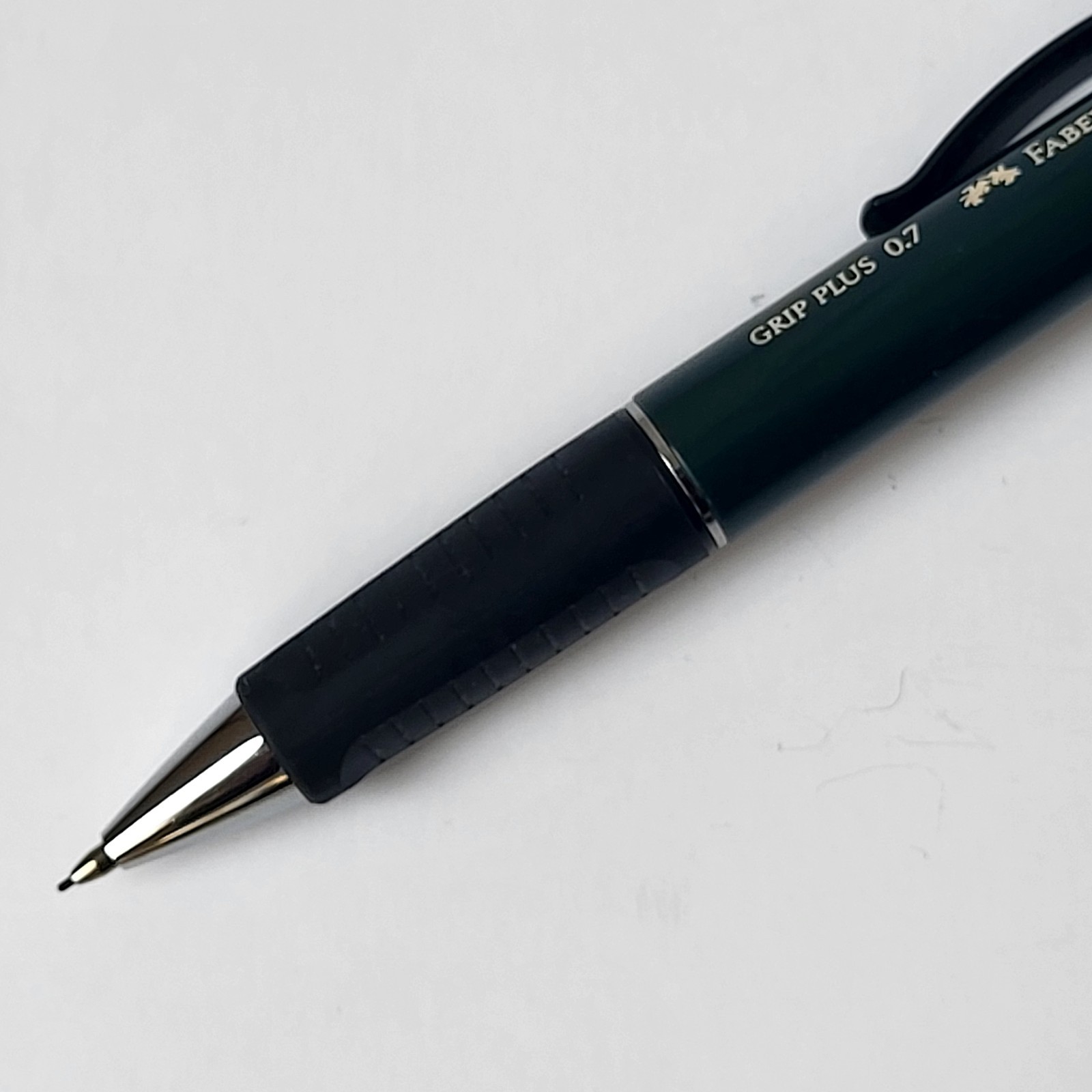 Faber Castell Grip Plus Mechanical Pencil .7mm Lead Dark Green Writing Fat Body
