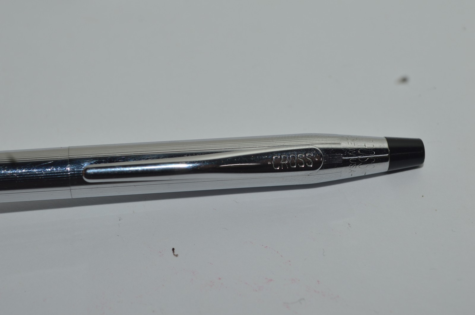 Cross Classic Century Mechanical Pencil .9mm Fluted Knurled Grip Chrome USA Made