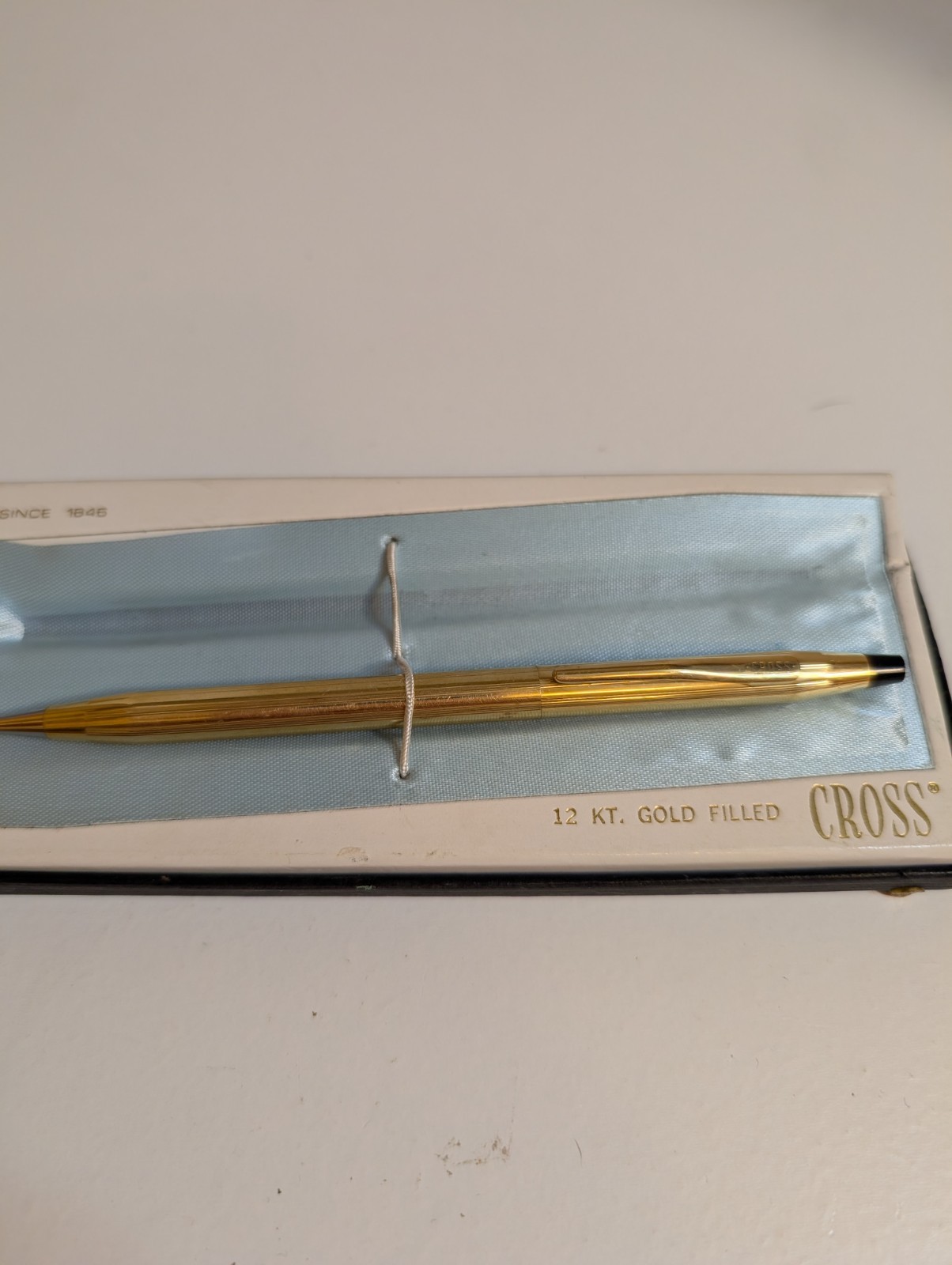 Vintage Cross 12KT Gold Filled Mechanical Pencil Made USA w/ Original Box