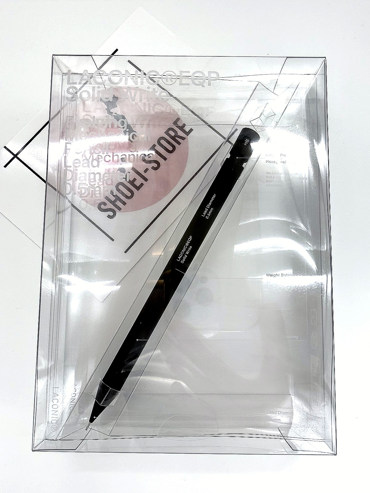 Laconic Solid Write SW-01 Mechanical Pencil 0.5mm Matte Black NEW