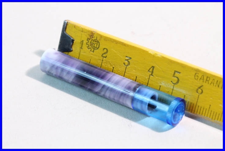 VIOLET 1.5 mm MONTBLANC PIX 45 mm lead pencil refills in original tube 1960ies
