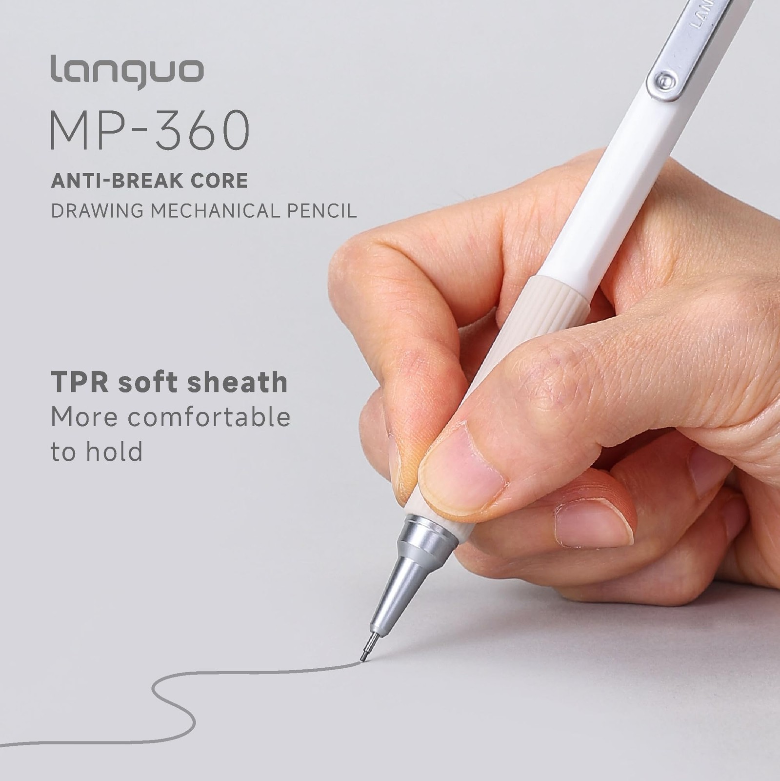 Mechanical Pencil Set with Case, 4PCS Drafting Pencils 0.3mm 0.5mm 0.7mm 0.9m…