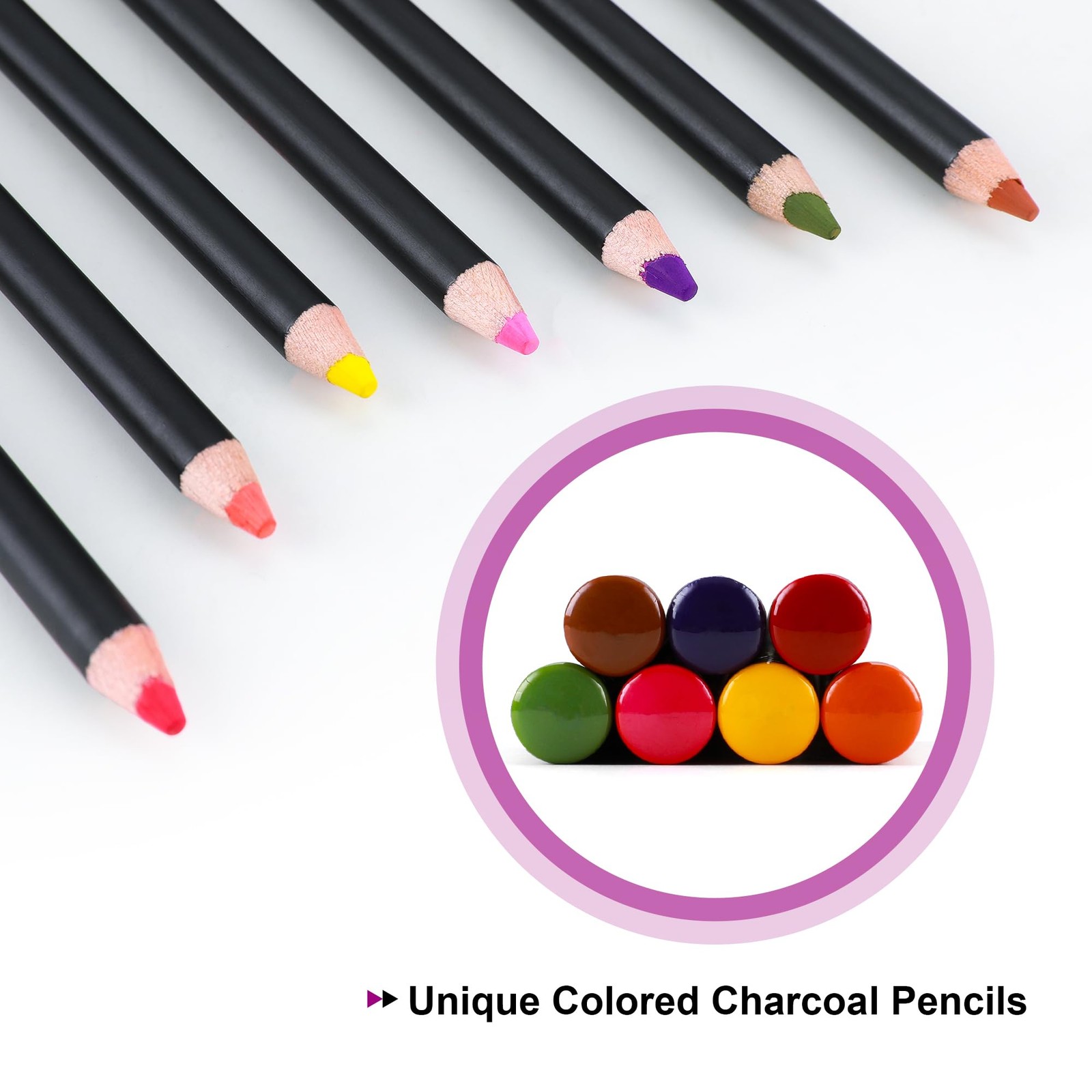 HIFORNY 46 PCS Sketching Drawing Pencil Set,Sketch 1 Count (Pack of 46)