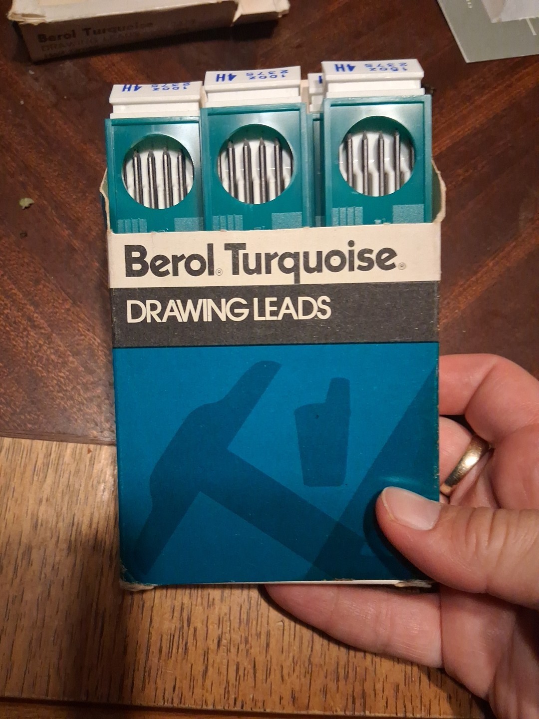 5 Dozen 2375 4H Berol Turquoise Drawing Leads