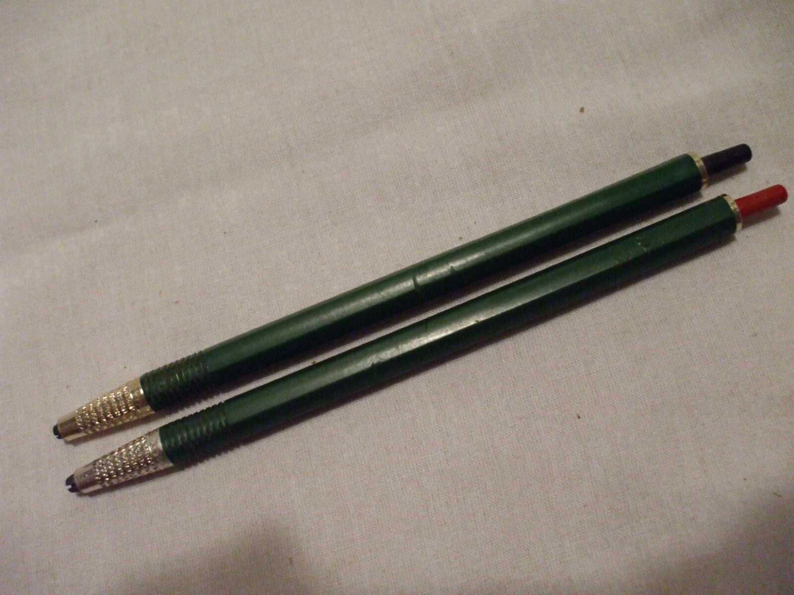A W Faber Castell Locktite H & 3H Mechanical Pencils 2mm Lead Steel Tube Vtg USA