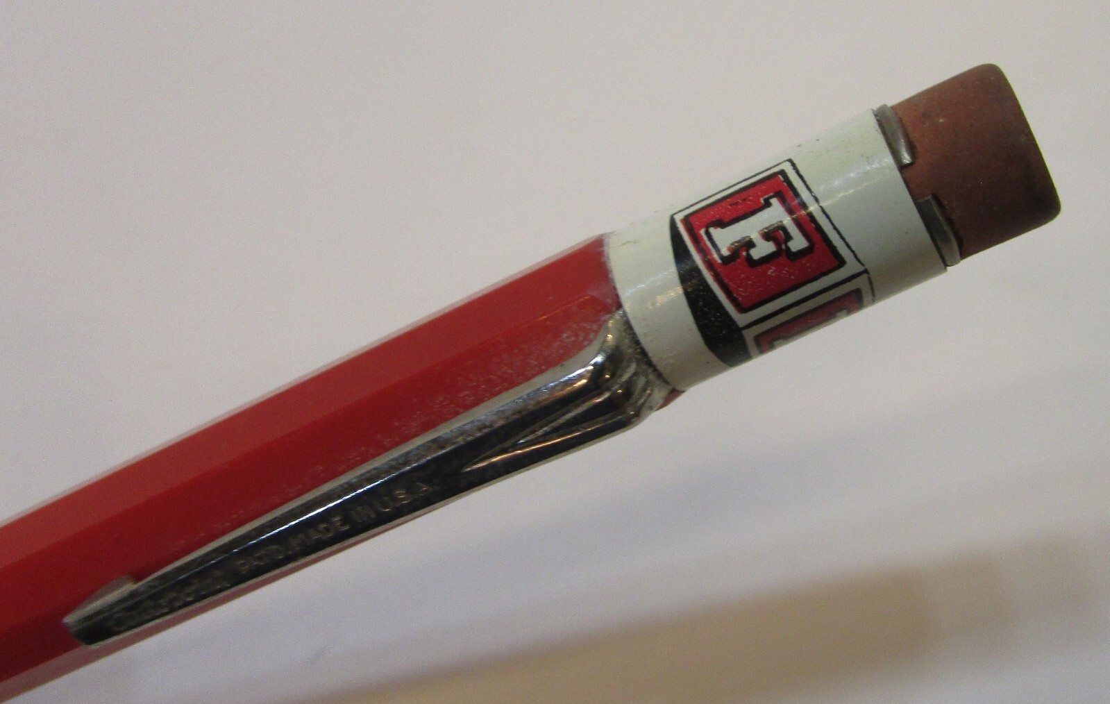 Ritepoint Decagon Red Plastic Barrel Mechanical Pencil Farm Bureau St Paul MN