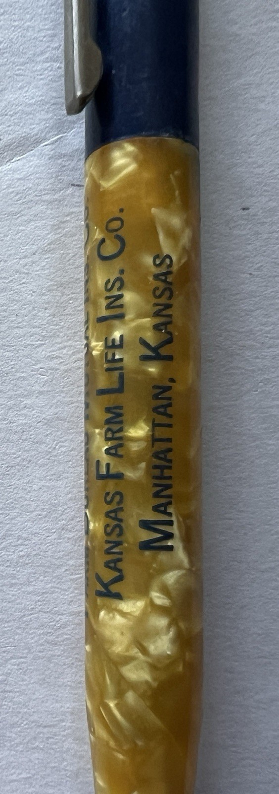 Farm Bureau Mutual – Kansas Farm Life Insurance Vintage Mechanical Pencil