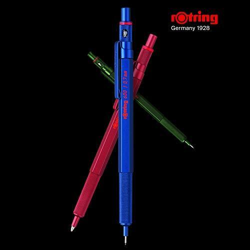 rOtring 600 Mechanical Pencil | HB 0.5 mm | Blue All-Metal Body | Hexagonal