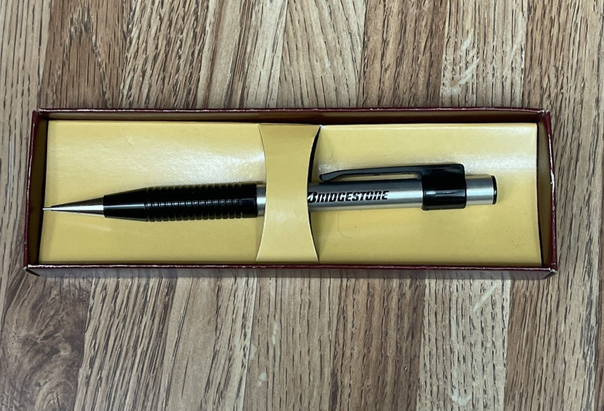 Vintage Pilot 2020 Shaker Mechanical Pencil Bridgestone Tire Advertising – Works