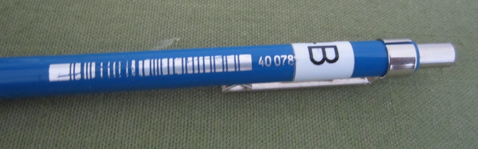 Vtg Staedtler Mars Technico Lumograph Drafting Pencil 780 782 4B HB Blue Germany