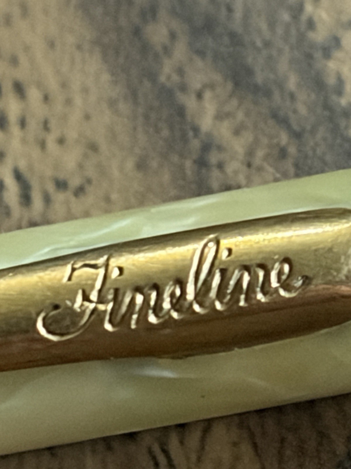 Vintage Mechanical Pencil FINELINE – Red & Pearloid MOP