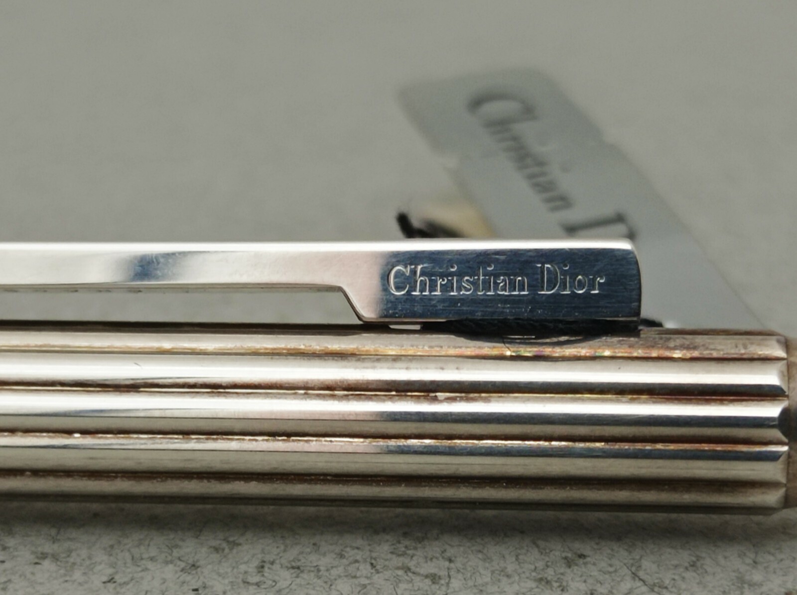 Christian Dior 925 Sterling Silver Mechanical Pencil 0.7mm Unused Boxed Rare 80s