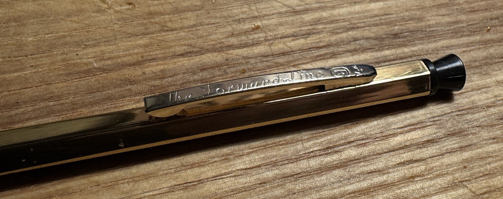 Mechanical Pencil The Forward Line Vintage Hexagonal 1950s Gold Tone Made In USA
