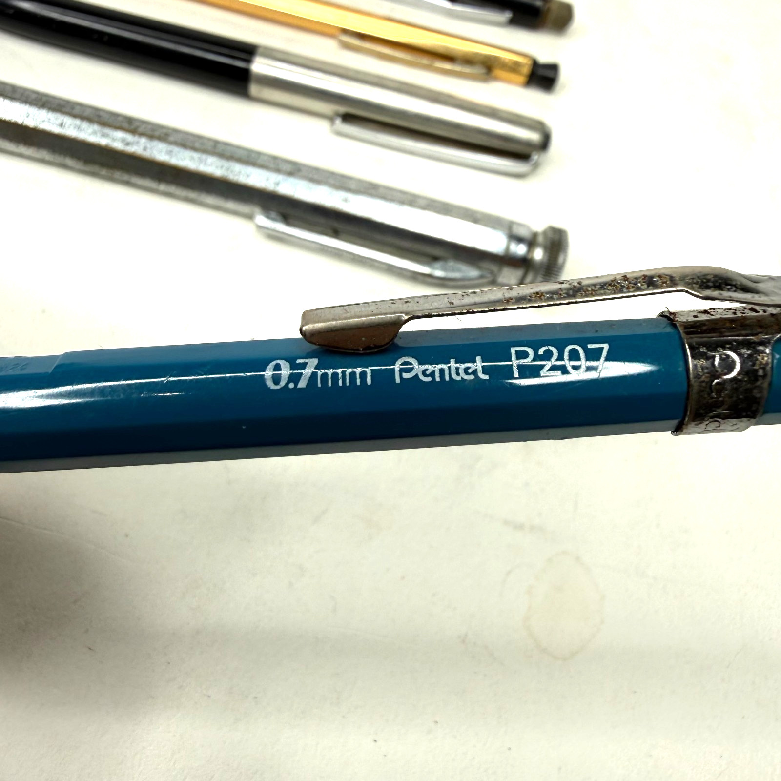 Lot of 6 Vintage Mechanical Pencils Scripto, Parker, Pentel, Magicolor, Faber