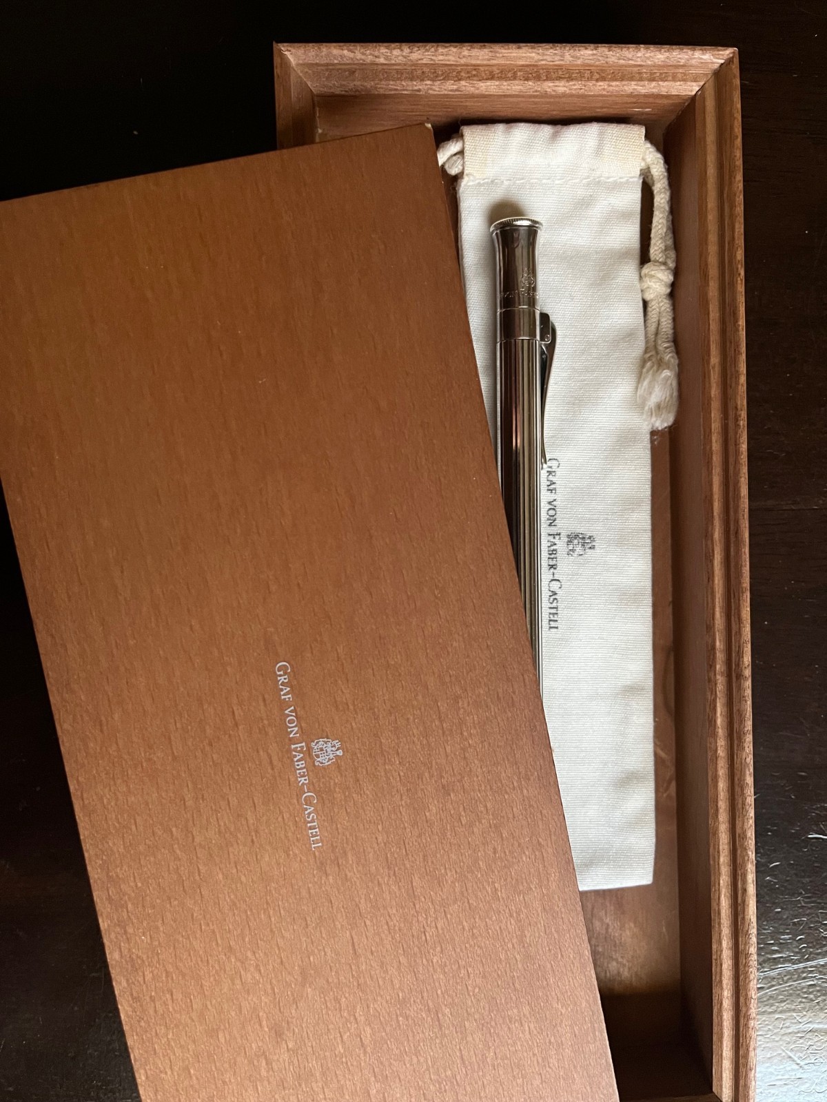 Graf von Faber Castell classic mechanical pencil sterling silver