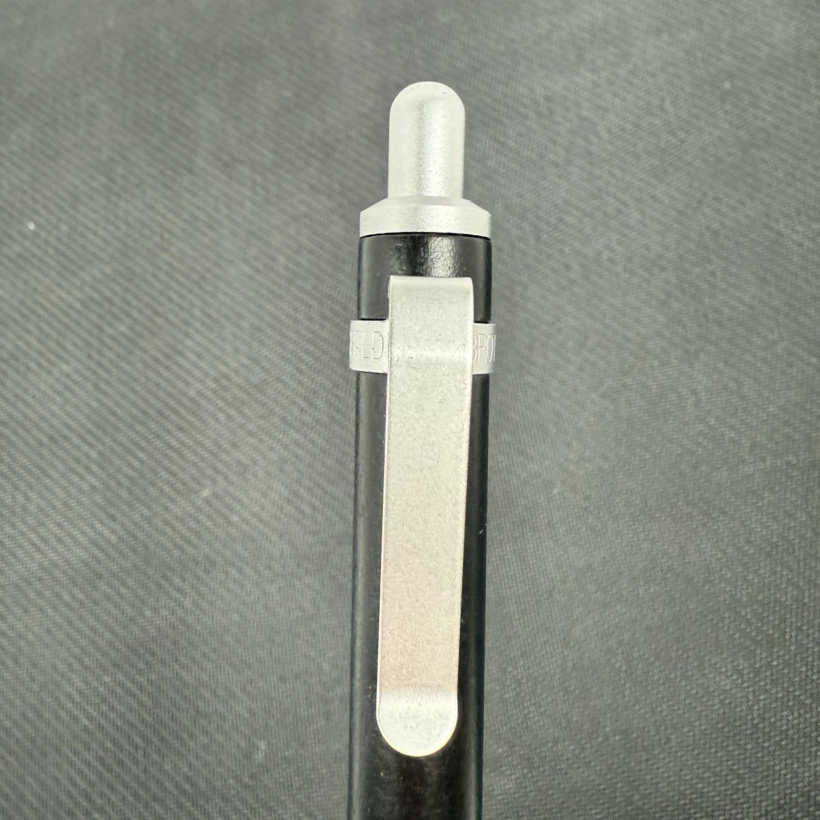 A.G.Spalding & Bros Silver & Black Wood Mechanical Pencil 0.5mm RF Japan RARE