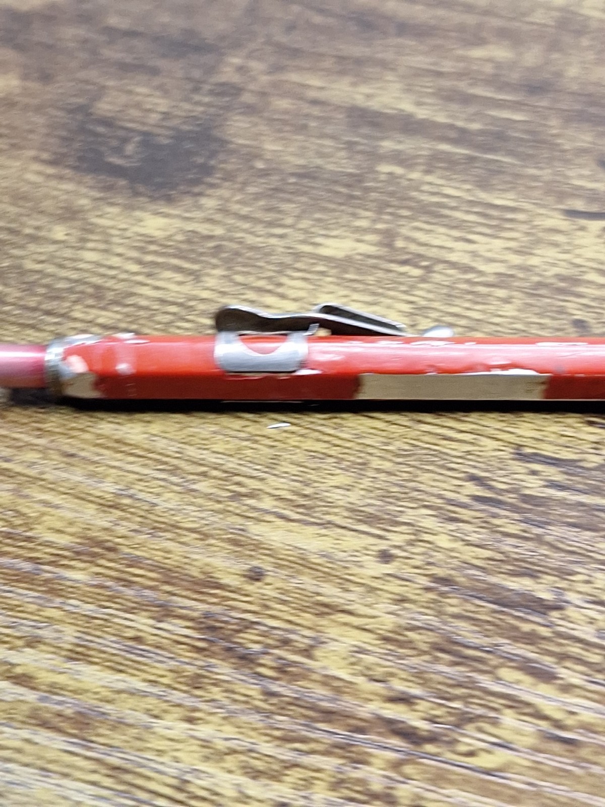 Koh-I-Noor 5611 2B VINTAGE Red Drafting Pencil With Extra Lead Well Loved