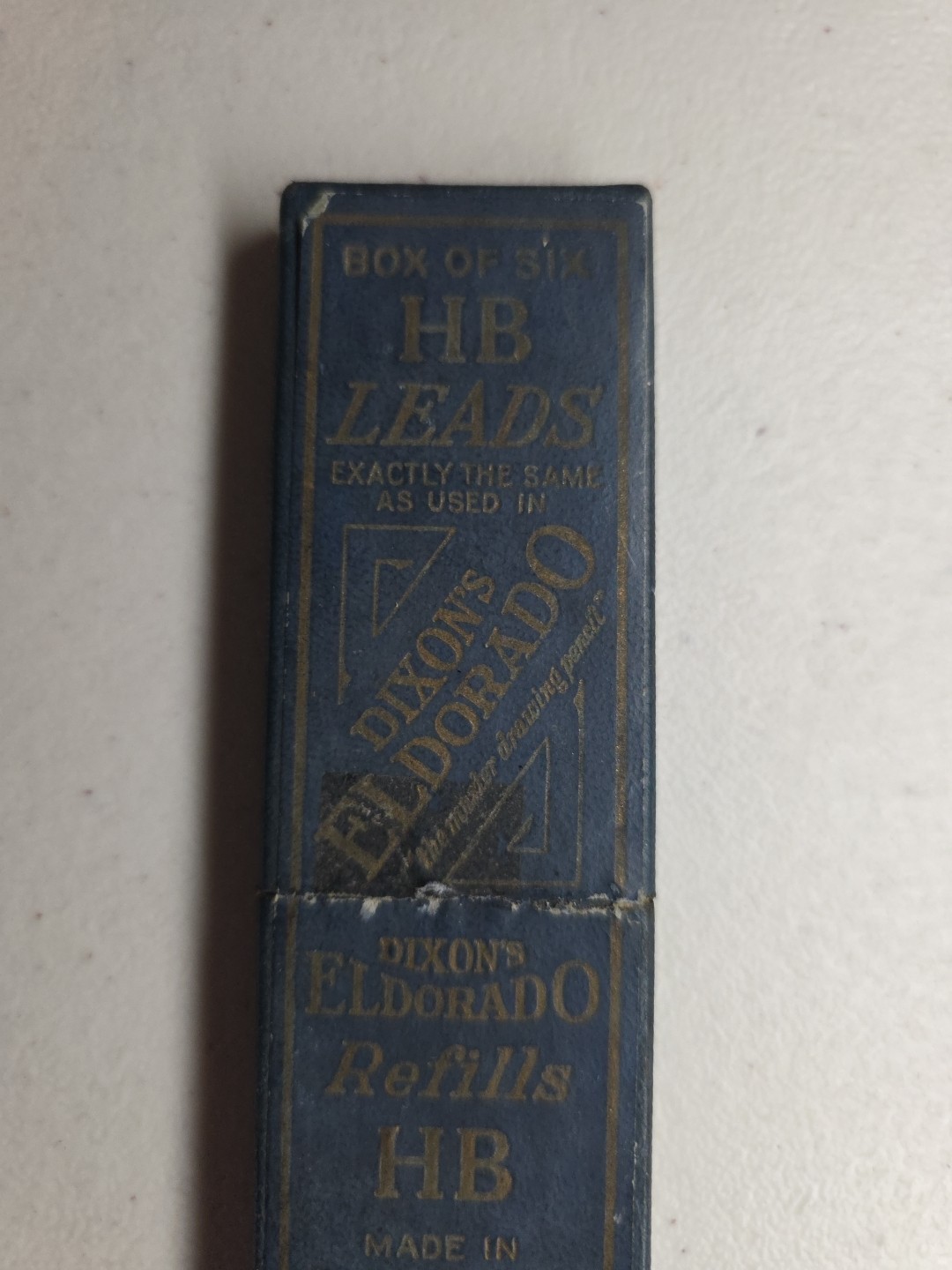 Vintage Box of Dixon’s Eldorado HB Refill Leads – 5 Unused – Box Nice Condition