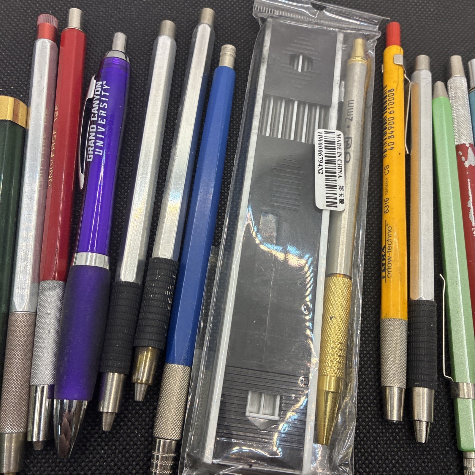 20 Lead Holders Mechanical Pencils Vintage Used Lot #113 LOCAAA