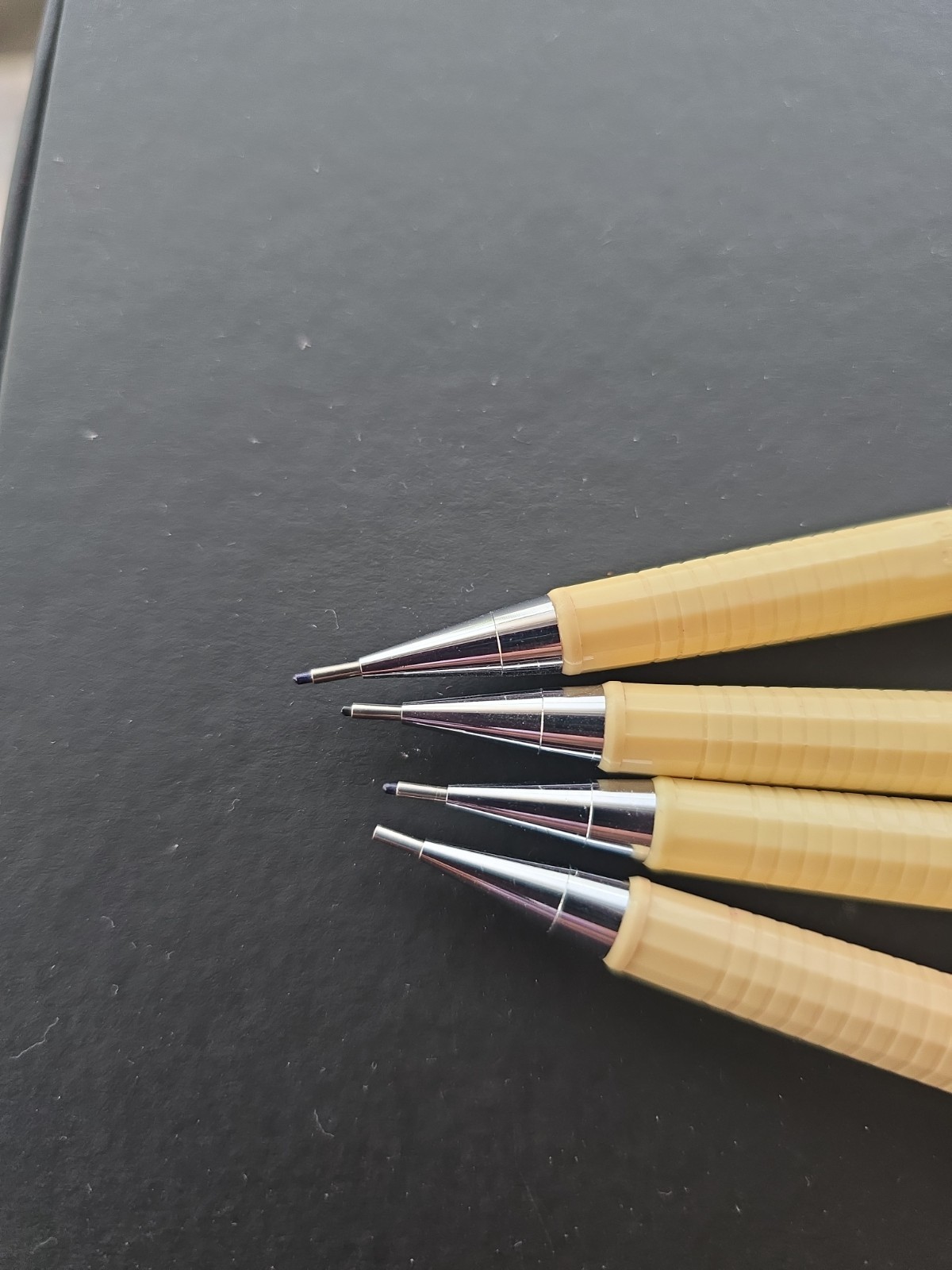 4 VTG Pentel PF339 Mechanical Pencil Lot For Film 0.9mm Japan Rare