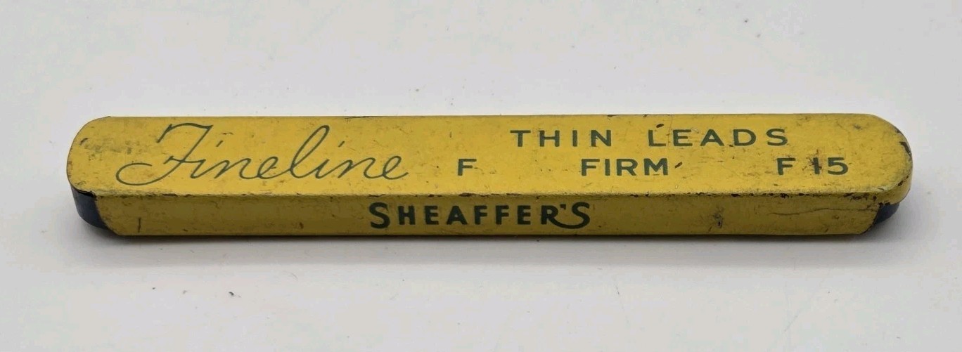 Sheaffer’s Fineline Thin Leads Tin F Firm F15 – Made in USA VTG
