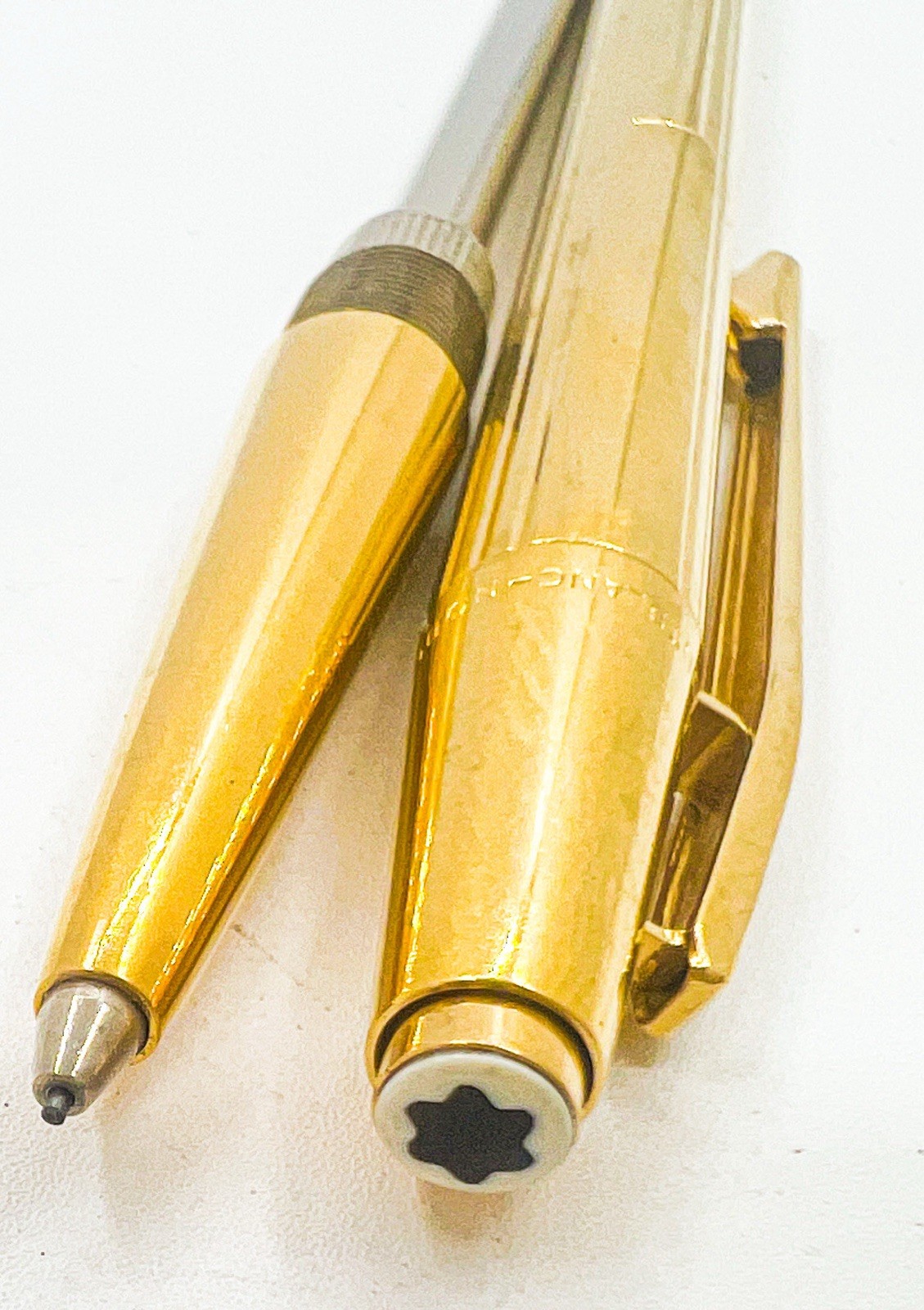 Montblanc Noblesse Gold Plated Mechanical Pencil 0.5mm Push Functional 0.5