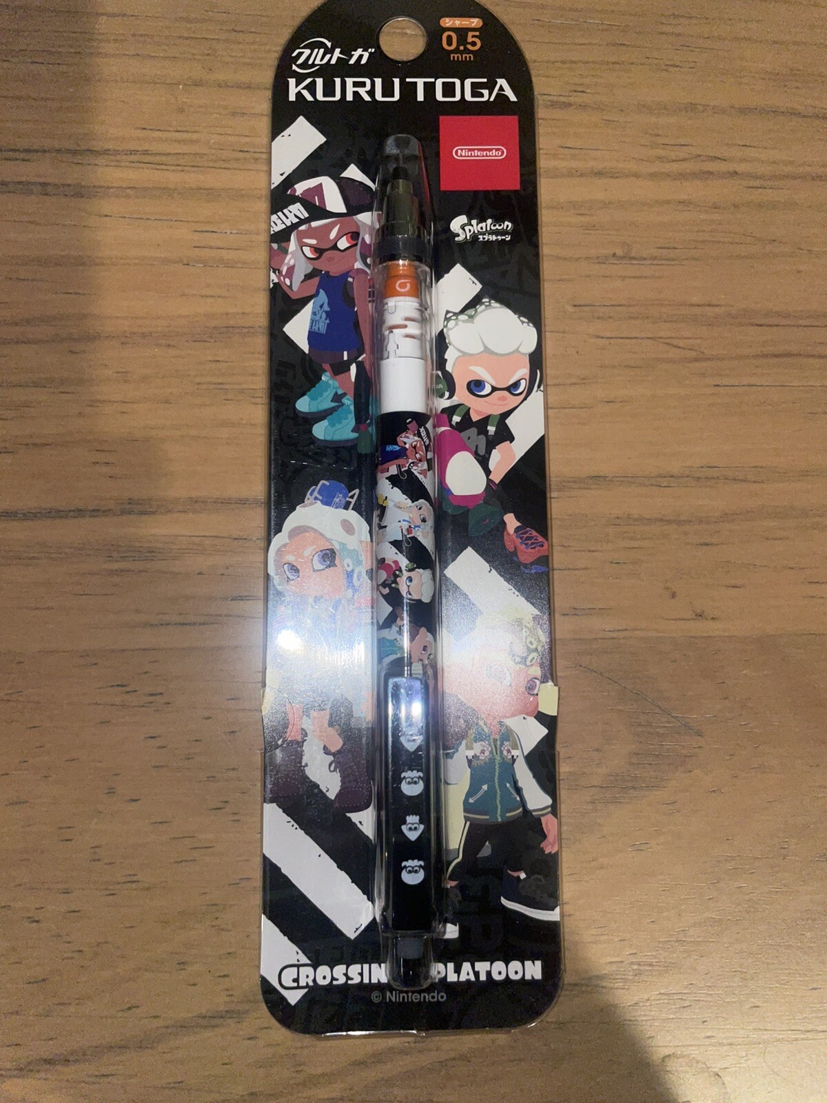 Splatoon KURUTOGA Mechanical Pencil 0.5mm CROSSING SPLATOON Nintendo From Japan