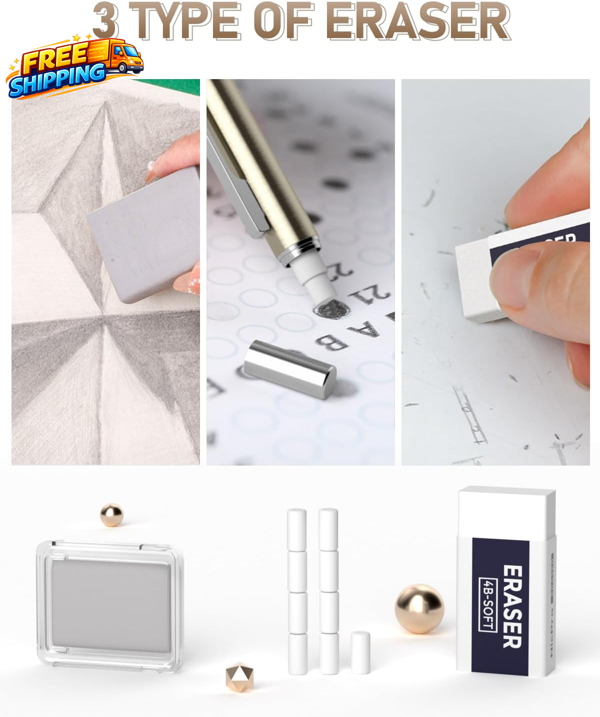 35PCS Art Mechanical Pencil Set 3 PCS Metal Drafting Pencil 0.5 Mm & 0.7 Mm