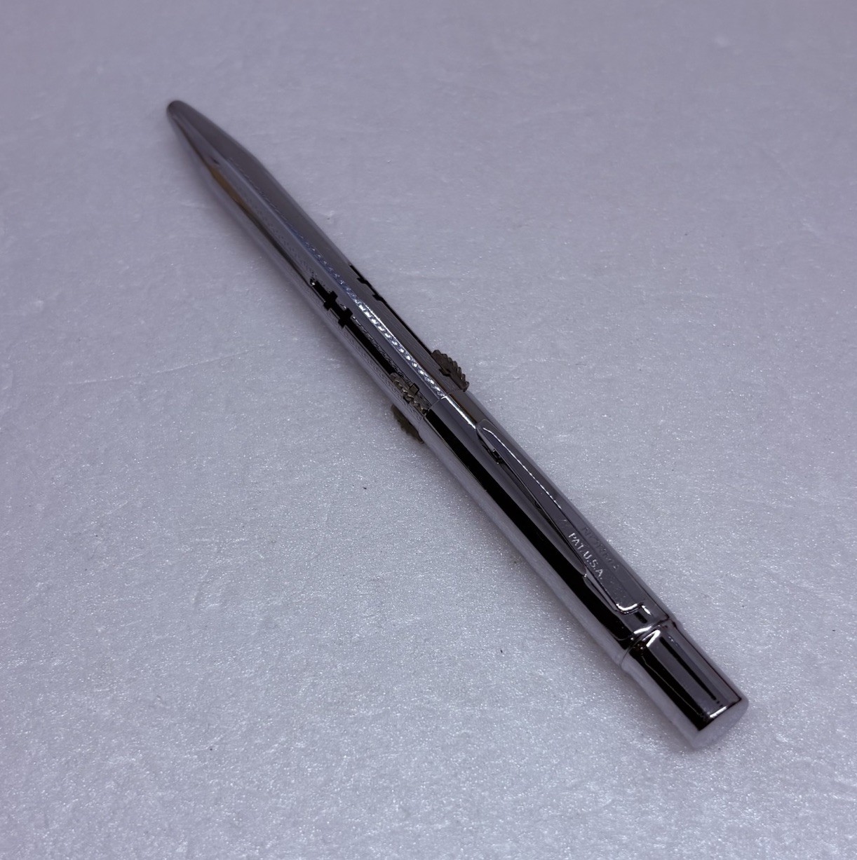 Vintage Norma Chrome Multi 4 Color Mechanical Pencil USA w/ Box #104 Works 7