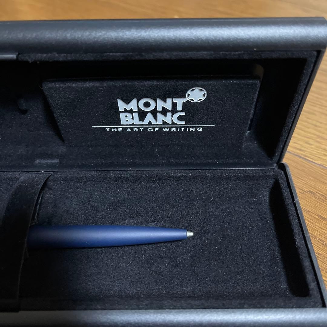 MONT BLANC blue mechanical pencil body with case