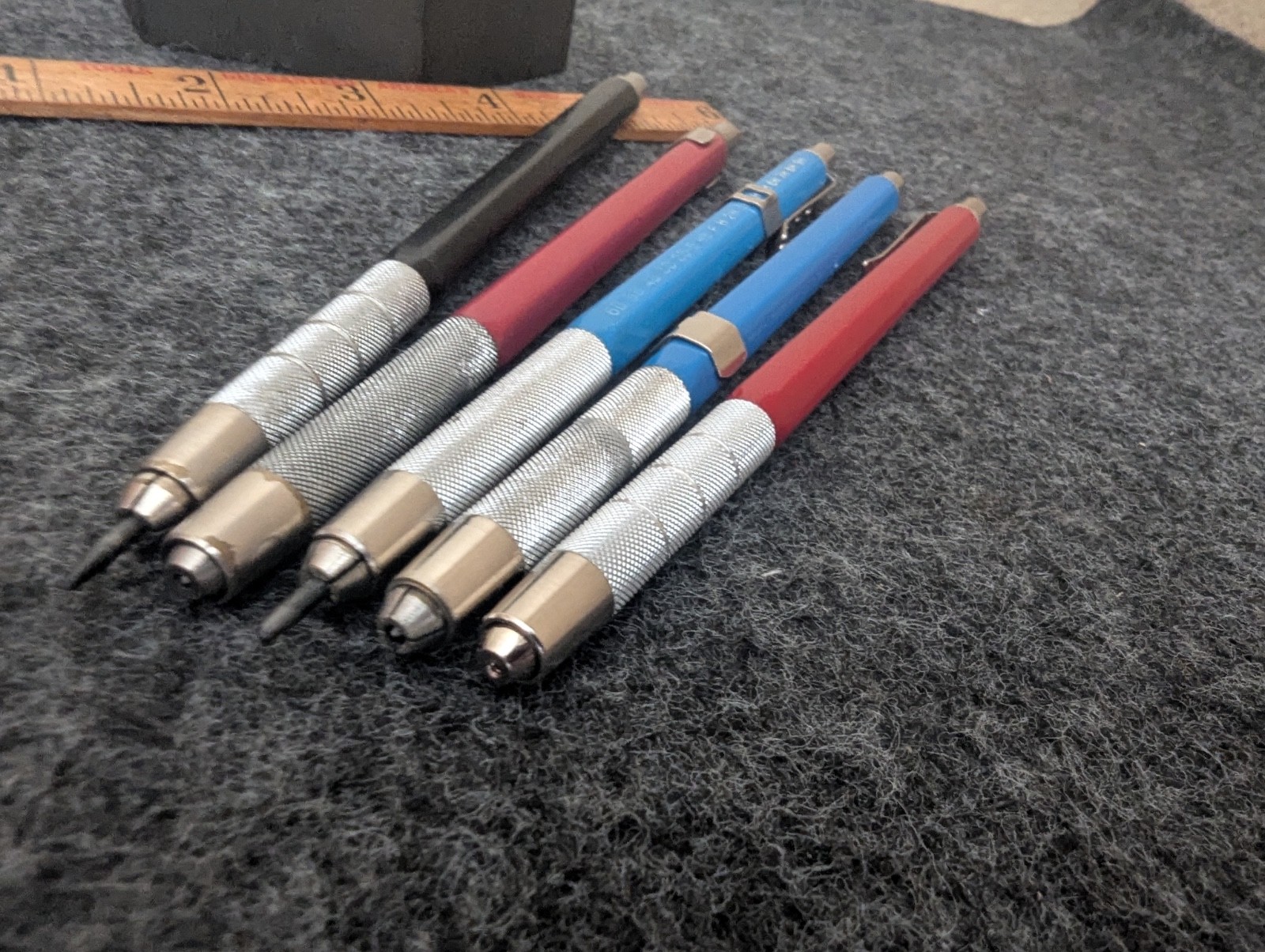 Lot of 5 Charvoz 38-0023 + 38-022 Drafting Lead Holders Italy JM