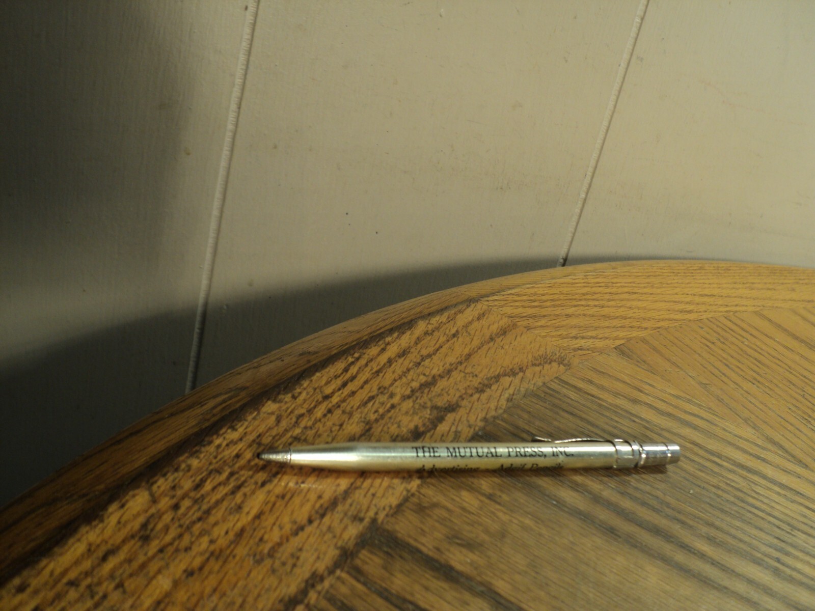 Vintage Adgif Mechanical Pencil Advertising The Mutual Press Inc Hutchinson KS