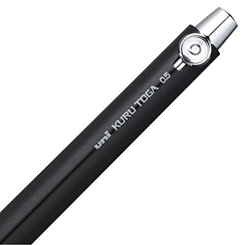 uni Mechanical Pencil KURU TOGA Rubber Grip 0.5mm Black M56561P.24 New 198651