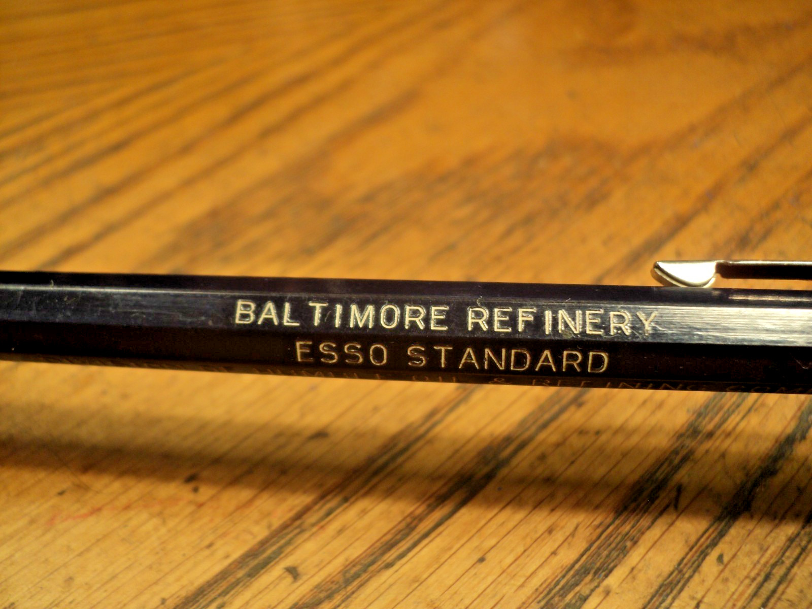 Vintage Autopoint Mechanical Pencil Baltimore Refinery Esso 5-1/2″ USA D