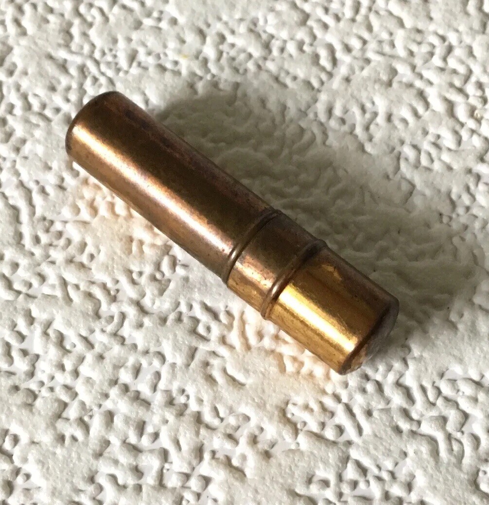 Vintage E. FABER Mechanical Pencil Lead Holder Brass USA Made Rare Capsule Only!