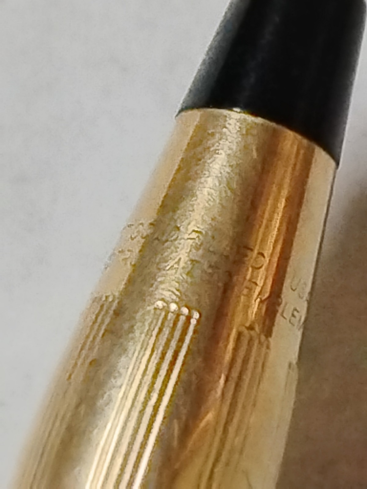 VTG Cross 10k Gold Filled Pen with J&L Steel Logo Tested And Working #L0