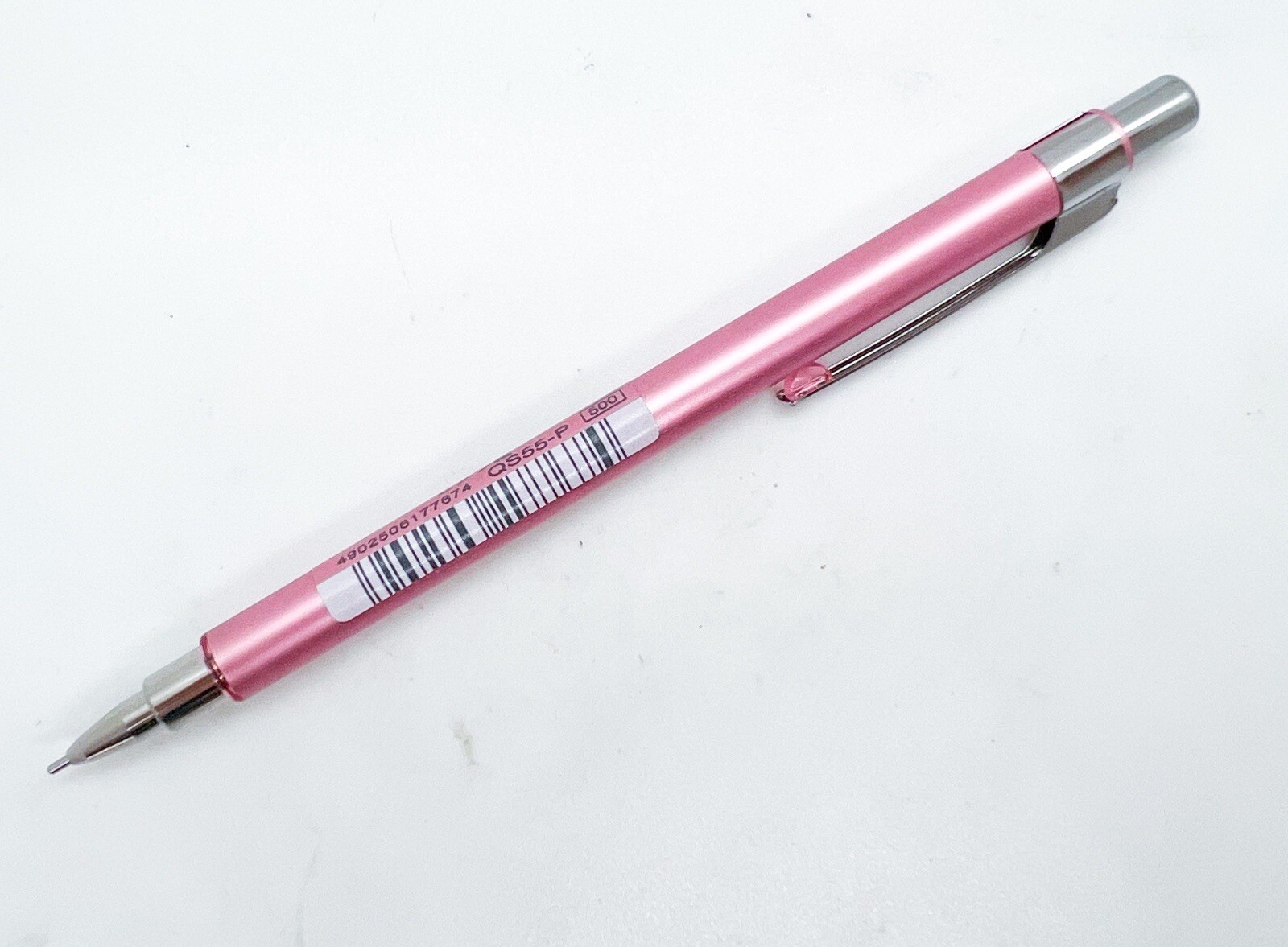 New Pentel QS55 Mechanical Pencil 0.5mm Two Side Caps Like PMG Fully Functional
