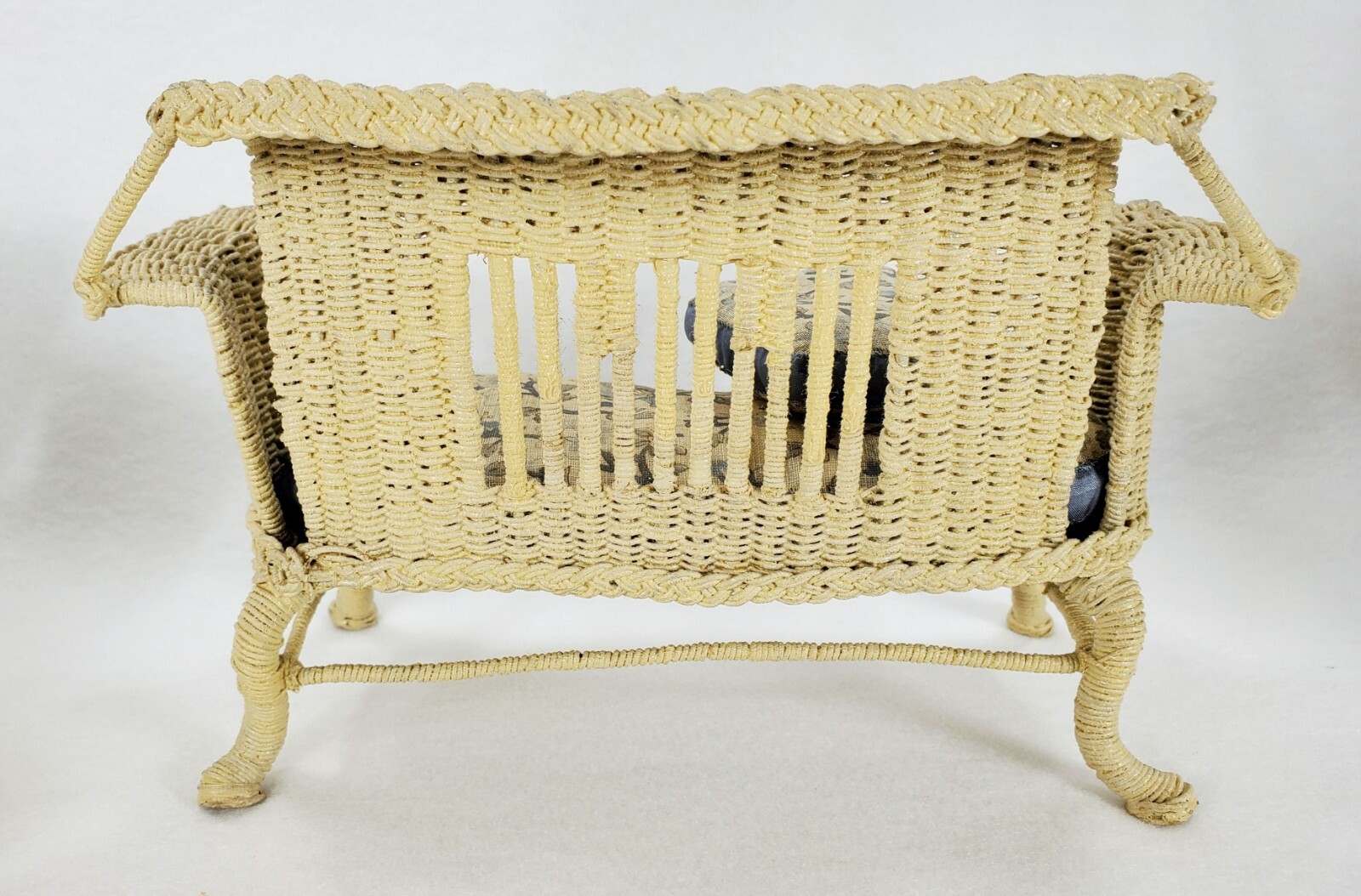 ANTIQUE 4 Pieces Handmade Wicker Wire Doll House Furniture – Dewey Estate Mass.