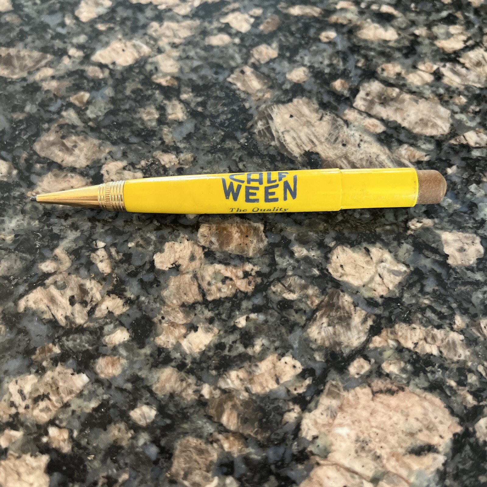 Vintage Mini Mechanical Pencil Advertising Calf Ween -C.J. (Chick) Pouliot
