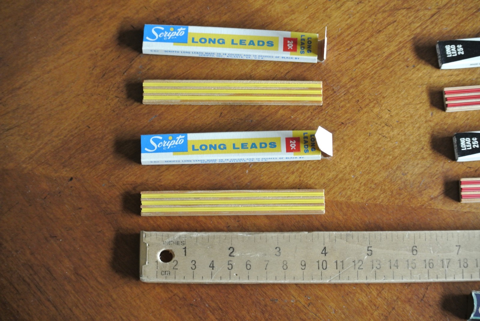 Vintage SCRIPTO Mechanical Pencil Leads Mixed Lot – Some Empty or Partials